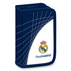 Penar echipat cu parti pliabile FC Real Madrid alb-albastru foto