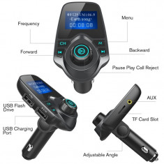 Bluetooth Fm Transmitter Modulator Car Kit USB Charger Auto MP3 T11 foto