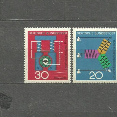 GERMANIA 1966 - REALIZARI STIINTIFICE SI TEHNICE, serie nestampilata, B33
