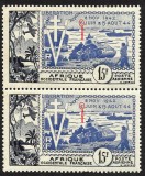 EROARE--PERECHE COLONII-- AFRICA FRANCEZA--1954 MNH