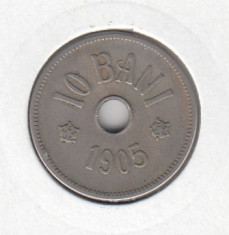 Romania - 10 Bani 1905 foto