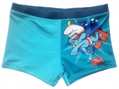 Slip copii , boxer , Disney Strumfi , albastru , 6 ani/8ani-116/128cm foto