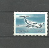 BRAZILIA 1979 - AVION BIMOTOR TRANSPORT PASAGERI, timbru MNH, B30