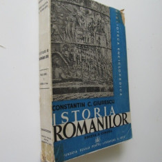 Istoria romanilor (3 vol.) - Vol. I , Vol. II partea 1 , 2 -C-tin Giurescu
