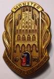 I.754 INSIGNA GERMANIA M&Uuml;NSTER POMPIERI DEUTSCHER-FEUERWEHRTAG 1970 h60mm, Europa