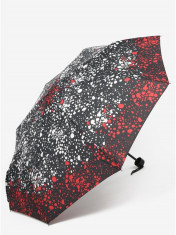 Umbrela neagra cu buline pentru femei Derby foto