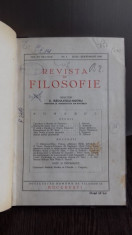 REVISTA DE FILOSOFIE NR.3/1930 foto