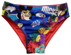 Slip copii , Disney Mickey Mouse , albastru/rosu , 4/6/8 ani-104/116/128cm foto