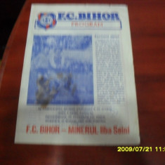 program FC Bihor - Minerul Ilba Seini