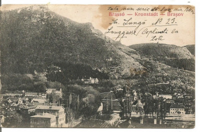 (A) carte postala-BRASOV anul 1909 foto
