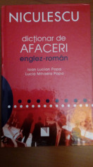 Dictionar de afaceri englez-roman foto