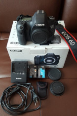 Aparat foto DSLR Canon 6D body cu incarcator, baterie suplimentara, telecomanda foto