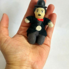 Jucarie figurina Charlie Chaplin, Bubbles Inc., 8cm, colectie