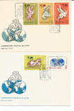 (No1) FDC ROMANIA -1967 -L.P.655 - Campionatele mondiale de lupte greco-romane