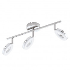 Plafoniera cu LED Eglo Gonaro colectia Style 3x3.8W 62x9cm crom foto