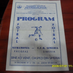 program Nitramonia Fagaras - CFR Simeria