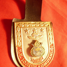 Insigna - Fortele de Comando-Logistica 1988 Turcia , metal si email ,h= 5,5 cm