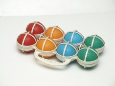 Set joc Petanque - 8 bile umplute cu apa. foto