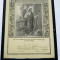 Tablou cu certificat de prima impartasanie (confirmare in biserica) din 1918