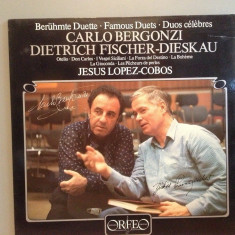 Famous Duets – C.Bergonzi & Fischer-Dieskau (1982/ORFEO/RFG) - Vinil/Impecabil