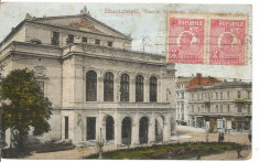 (A) carte postala-BUCURESTI -Teatrul National vechi.cel care a fost bombardat foto