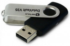 Stick USB Serioux V35, 64GB, USB 2.0 (Negru) foto