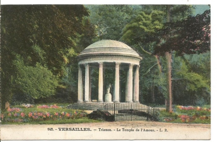 (A) carte postala(ilustrata)-FRANTA- Versailles -Templul iubiri