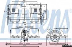 Ventilator aeroterma interior habitaclu MAN TGL Producator NISSENS 87133 foto