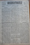 Cumpara ieftin Ziarul Observatorul ; Politic , national si literar , an 1 ,nr. 54 , Sibiu ,1878