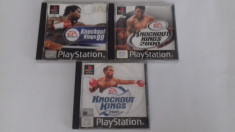 LOT 3 Jocuri - Knockout Kings - PS 1 [Second hand] foto