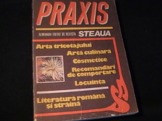 PRAXIS- ALMANAH EDITAT DE REVISTA STEAUA-ARTA TRICOTAJULUI-CULINARA-COSMETICE- foto