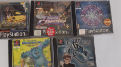 LOT 5 Jocuri - Jetracer - Time Crisis - Monsters Ink - PS 1 [Second hand] foto