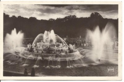 (A) carte postala(ilustrata)-FRANTA-Versailles-Bazinul Latona foto