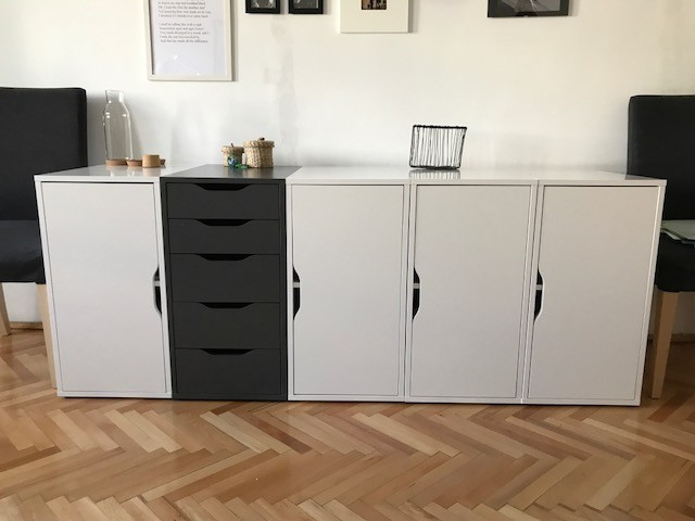Corpuri depozitare office Alex (comoda sertare + dulapuri IKEA) | arhiva  Okazii.ro