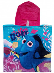 Prosop tip poncho pentru copii, Disney Dory , 3/6ani , 50 cm foto