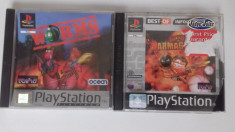 LOT 2 Jocuri - Worms - PS 1 [Second hand] foto