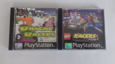 LOT 2 Jocuri - Rascal Racers + Lego Racers - PS 1 [Second hand] foto