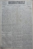 Cumpara ieftin Ziarul Observatorul ; Politic , national si literar , an 1 ,nr. 58 , Sibiu ,1878