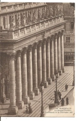 (A) carte postala(ilustrata)-FRANTA-Bordeaux- Marele teatru foto