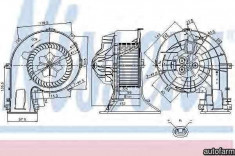 Ventilator aeroterma interior habitaclu OPEL SIGNUM Producator NISSENS 87025 foto