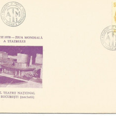 (No4) plic omagial-1970-Ziua Mondiala A Teatrului