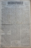 Ziarul Observatorul ; Politic , national si literar , an 1 ,nr. 53 , Sibiu ,1878