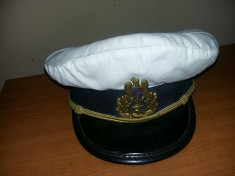 Cascheta militara,chipiu cu emblema/LAURI/cuc marina militara,Transport GRATUIT foto