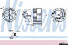 Ventilator aeroterma interior habitaclu VAUXHALL CALIBRA Producator NISSENS 87154 foto