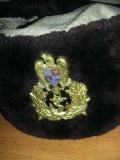 Caciula militara vintage,caciula cu emblema/cuc ofiter militar,de Colectie,T.GR