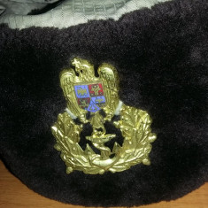 Caciula militara vintage,caciula cu emblema/cuc ofiter militar,de Colectie,T.GR