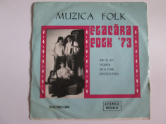 Vinil EP 7&amp;#039;&amp;#039; Flacara Folk &amp;#039;73-Electrecord 1974,stare buna foto