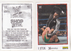 bnk crc Cartonase de colectie - Wrestling Heroes - 68 diferite foto