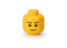 Cutie depozitare S cap minifigurina LEGO baiat 40311724 foto