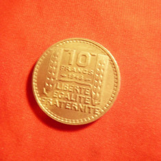 Moneda 10 franci 1984 Cu-Ni Franta